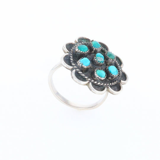 Turquoise Flower Ring