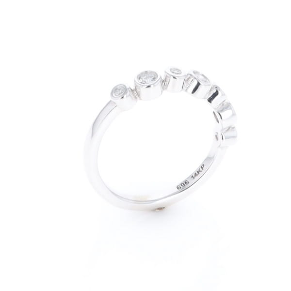 7-Stone Bezel Set Diamond ring
