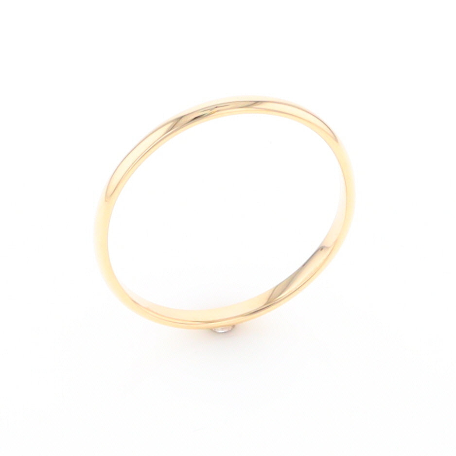 Thin Gold Wedding Band