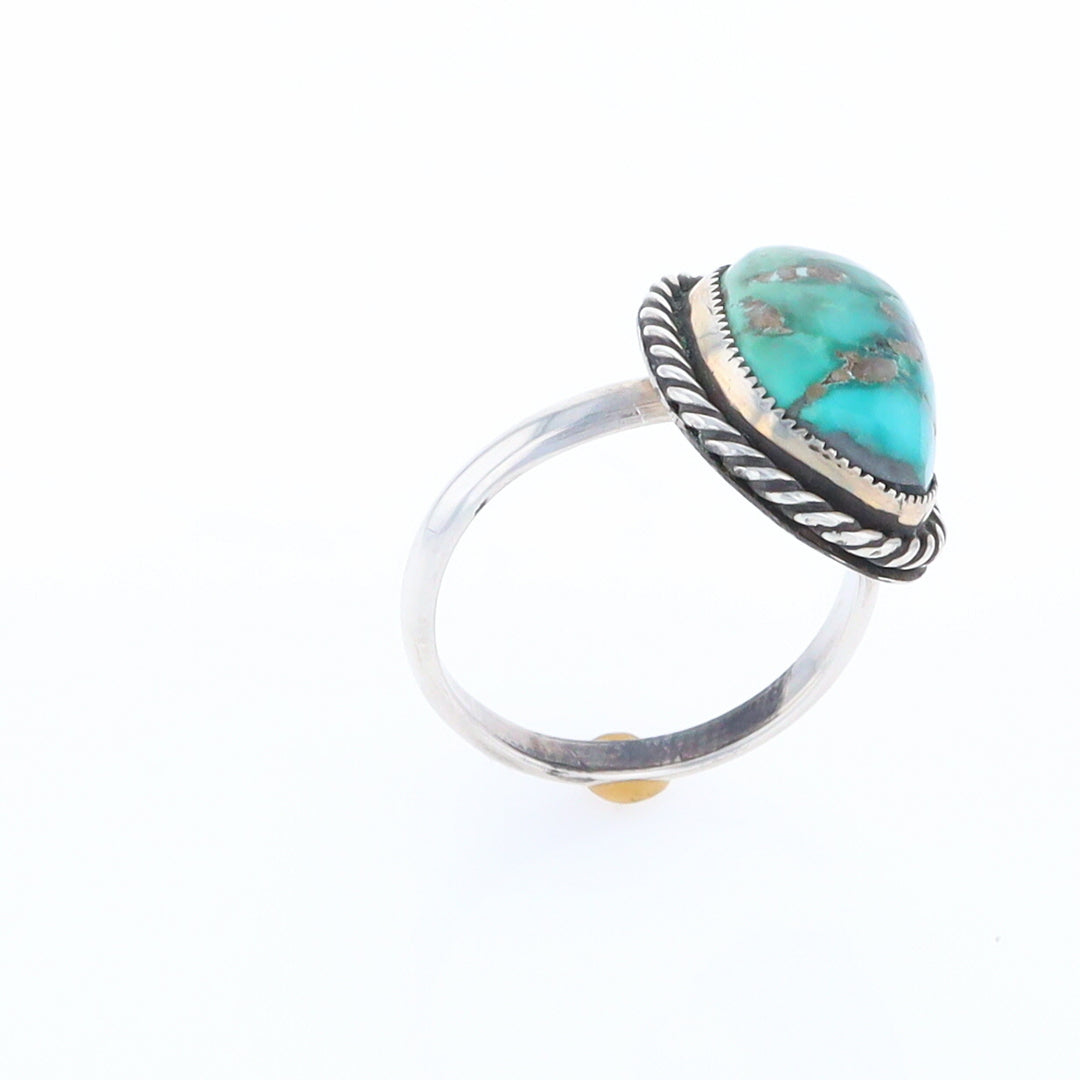 Bezel Set Turquoise Ring