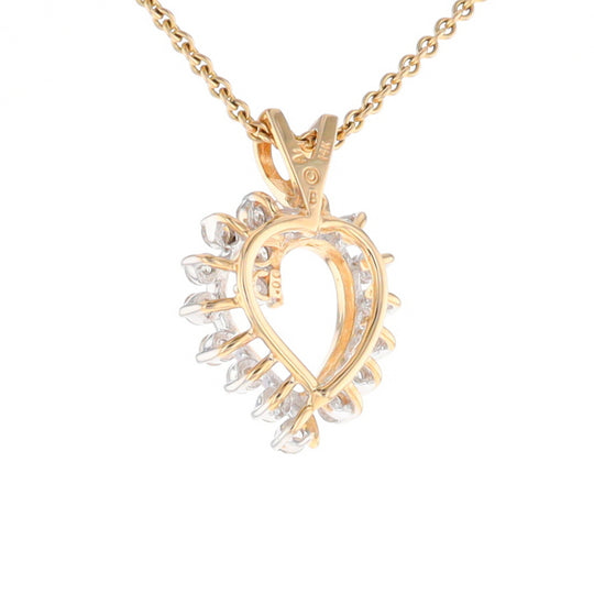 Open Heart Diamond Pendant