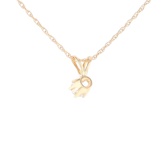 Solitaire Diamond Pendant