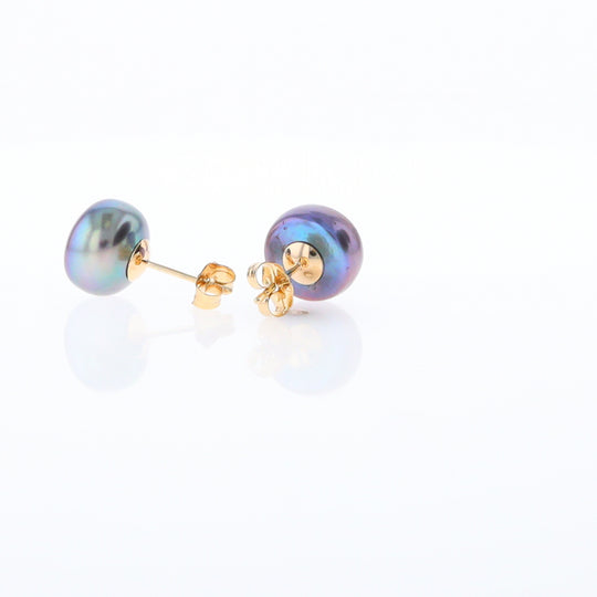 Tahitian Grey Pearl Studs