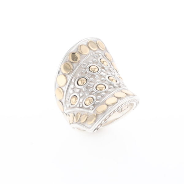 John Hardy Two-Tone Curved Ring