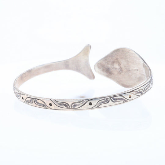 Halibut Fish Engraved Cuff Bracelet