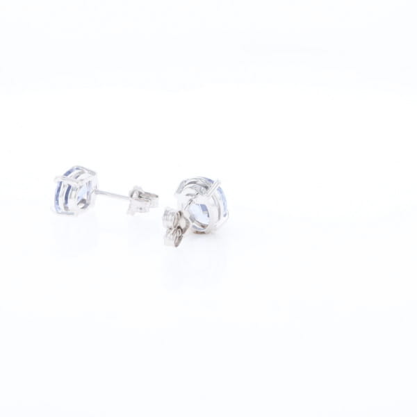 Ceylon Sapphire Stud Earrings