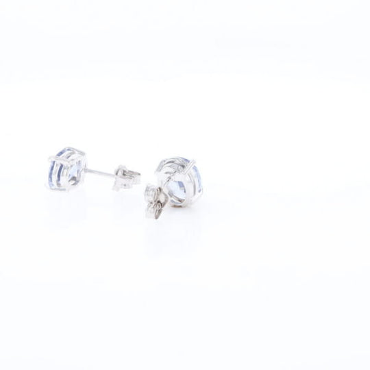 Ceylon Sapphire Stud Earrings
