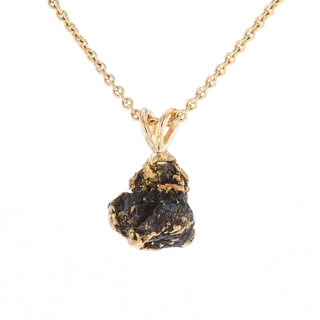 Natural Gold Nugget Pendant