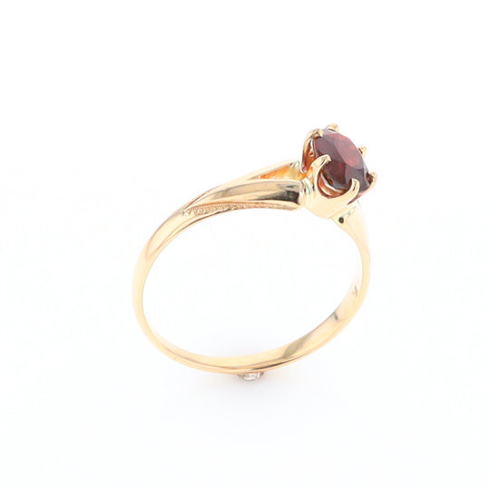 Oval Solitaire Tourmaline Ring