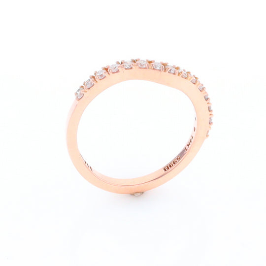 Rose Gold Diamond Wedding Band