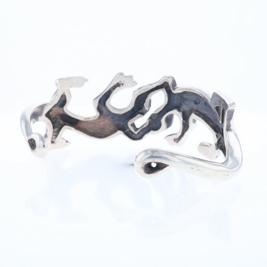 Sterling Silver Lizard Cuff Bracelet