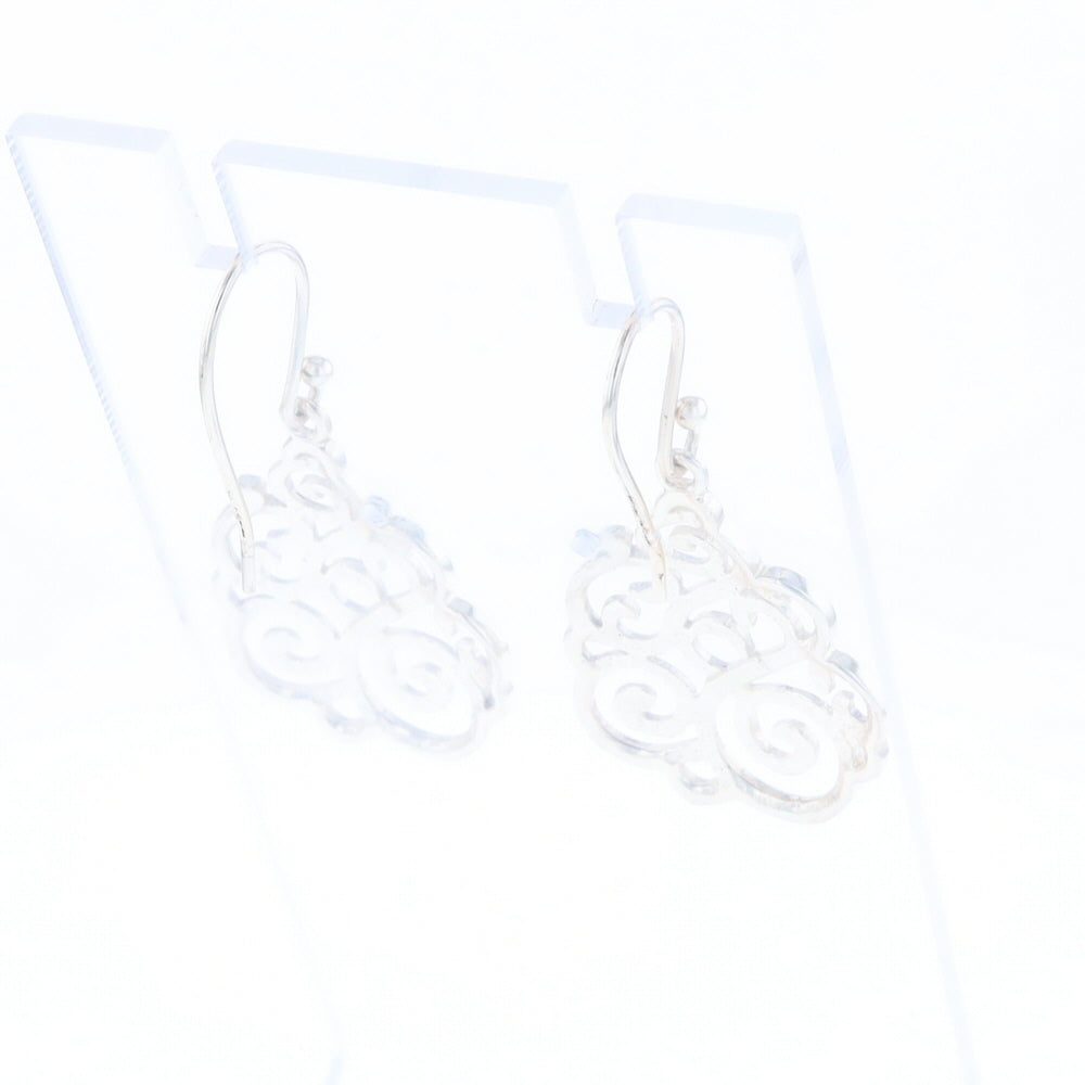 Drop Dangle Swirl Fishhook Earrings