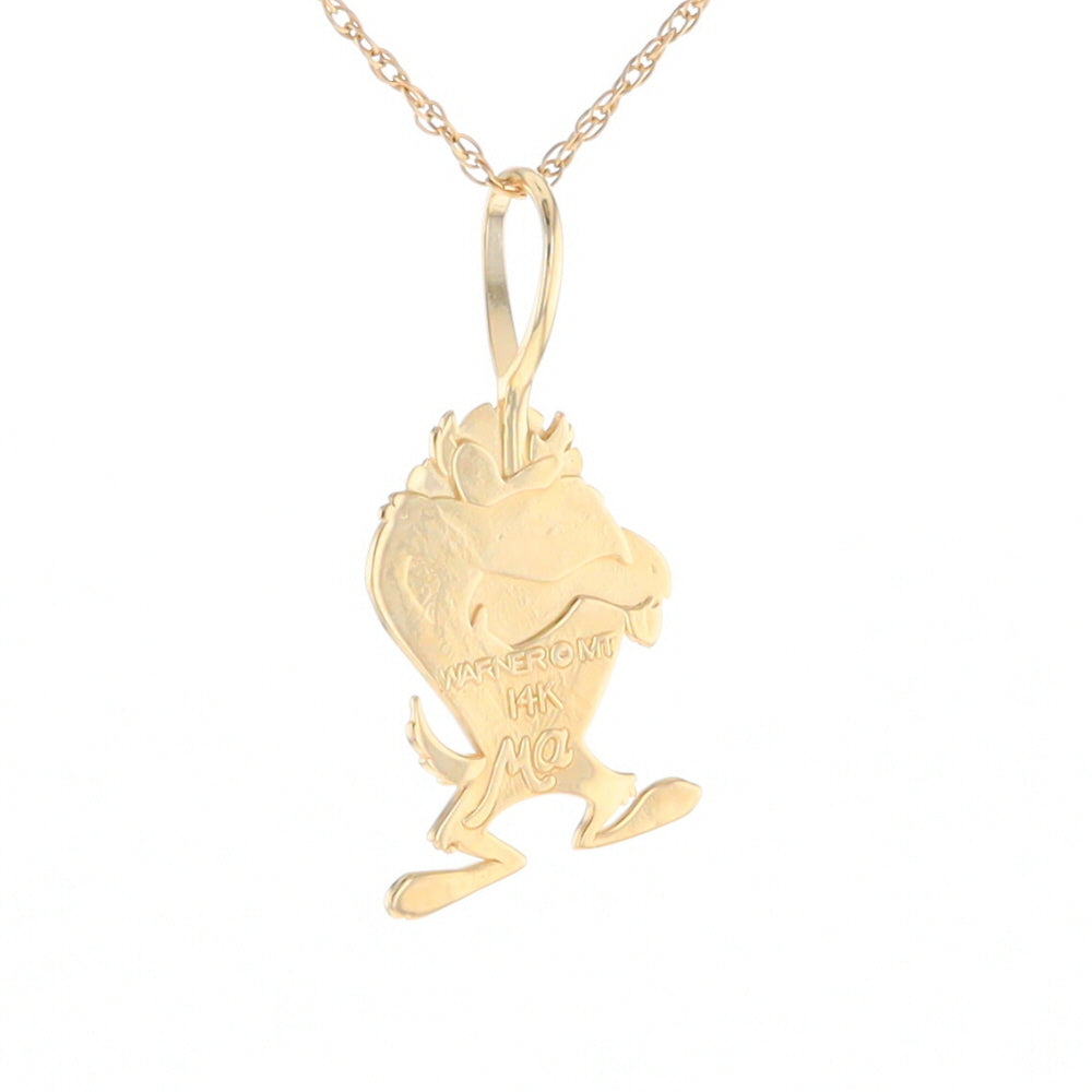 Gold Tasmanian Devil Charm