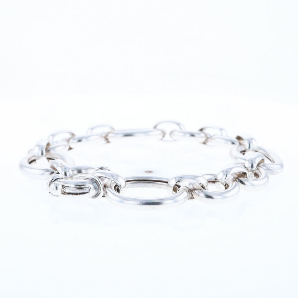 Sterling Silver Open Cable Link Bracelet