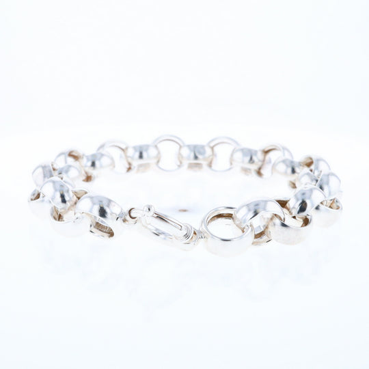 Silver Rolo Link Bracelet