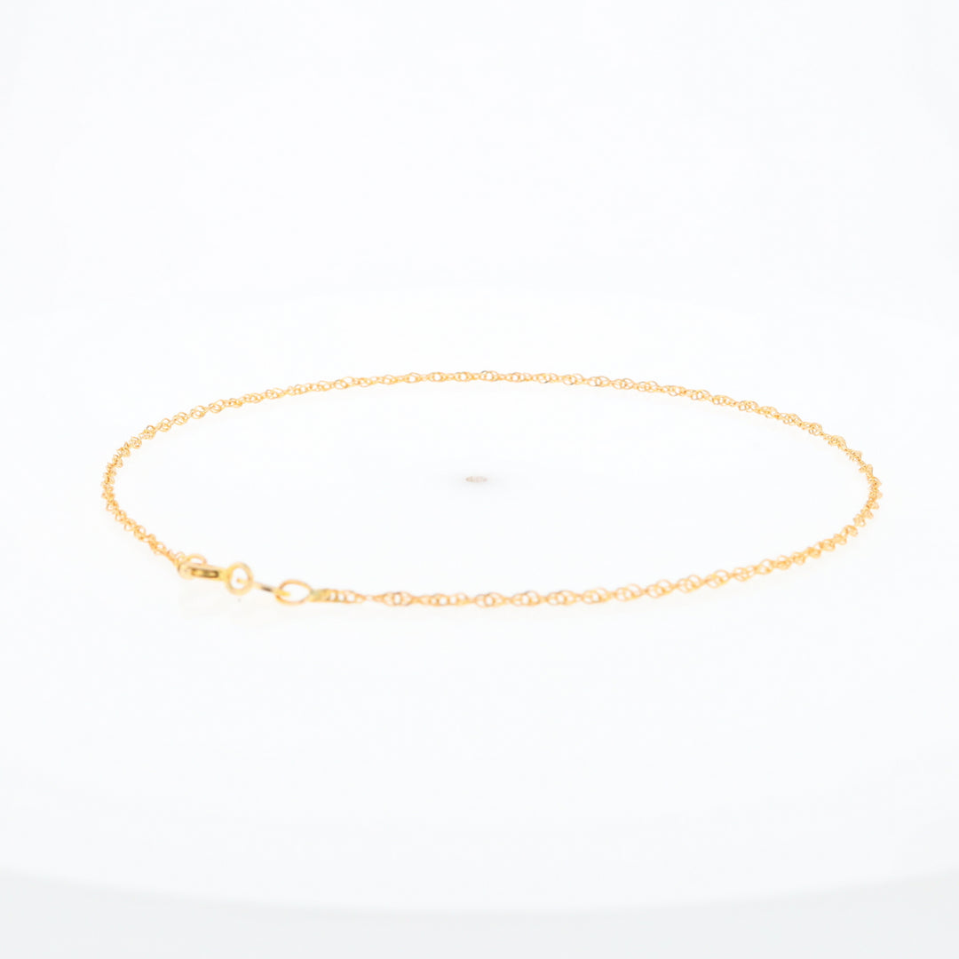 Gold Singapore Anklet