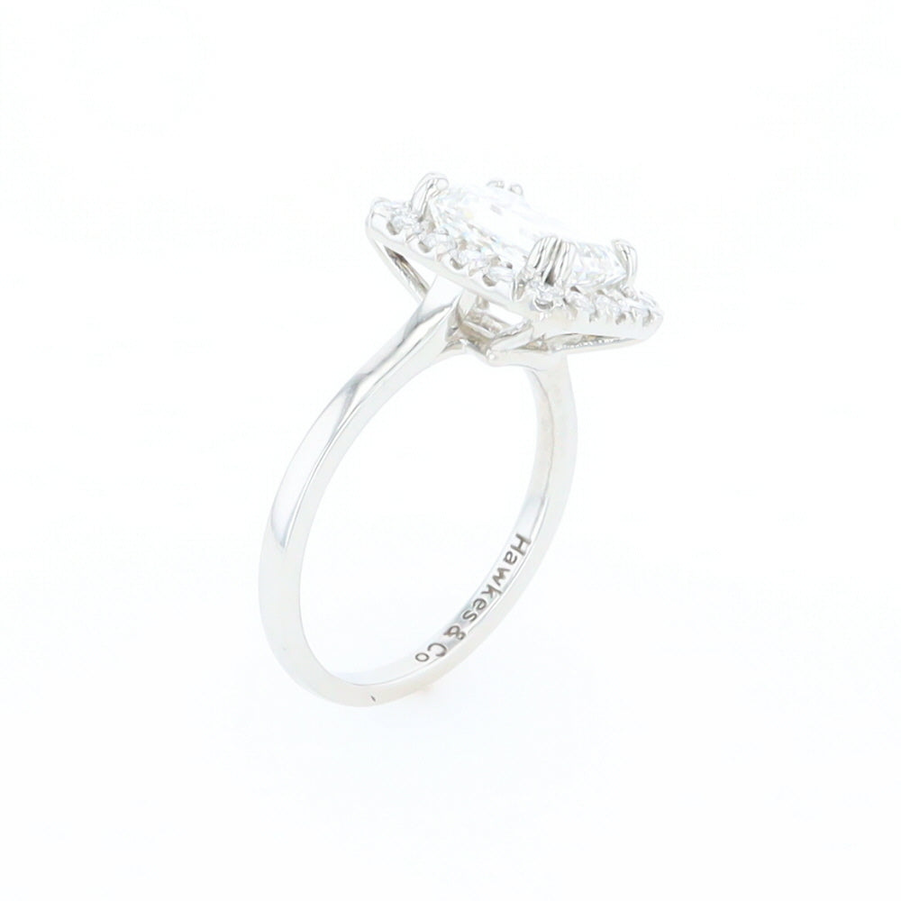 Emerald Cut Diamond Engagement Ring