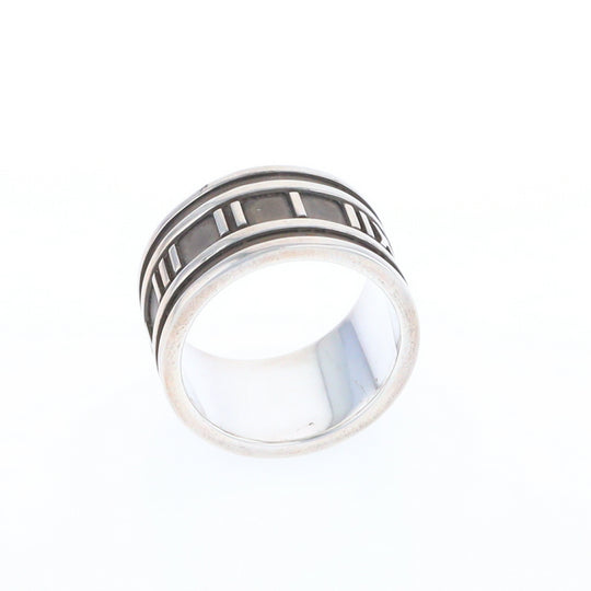 Tiffany & Co Sterling Silver Roman Numerals Ring