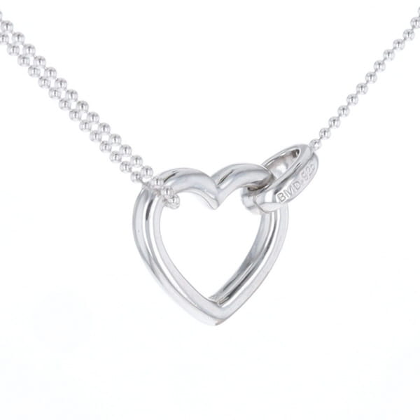 Diamond Clip Heart Necklace
