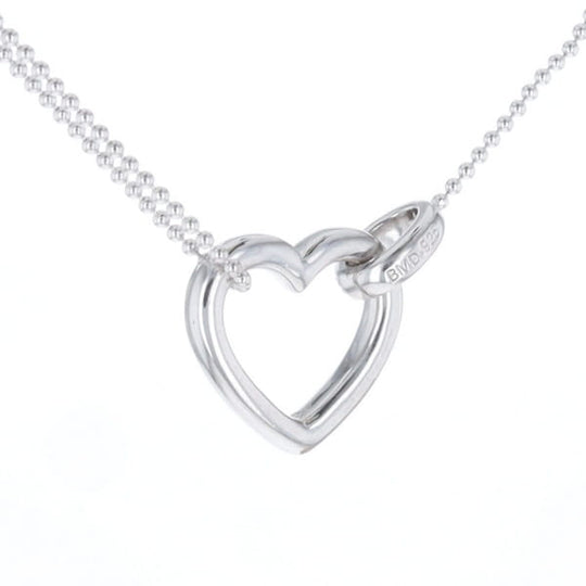 Diamond Clip Heart Necklace