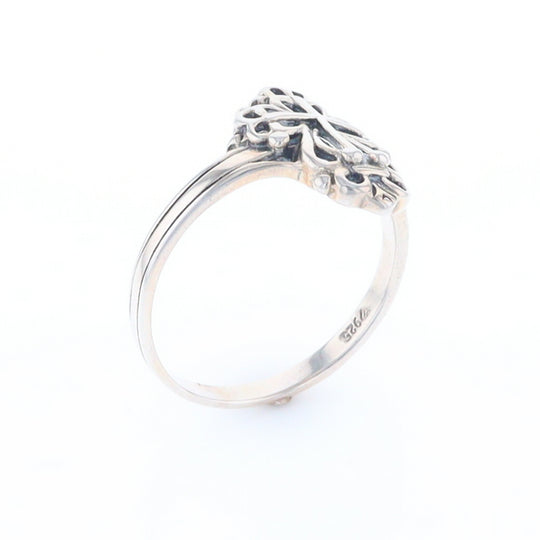 Openwork Cross Ring