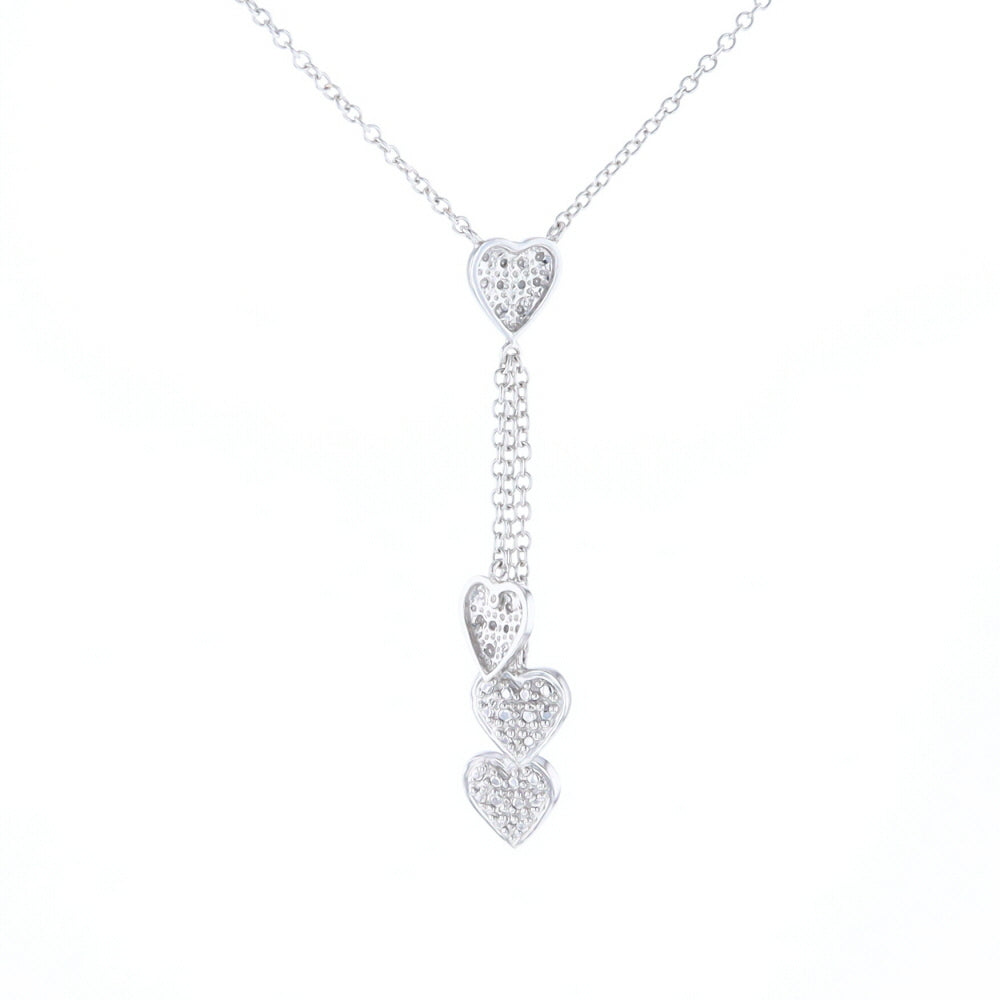 14K Triple Heart Necklace