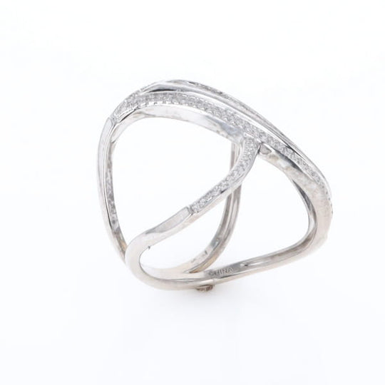 Dramatic Bypass Diamond Ring