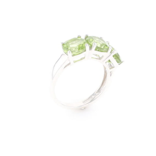 Triple Peridot Ring