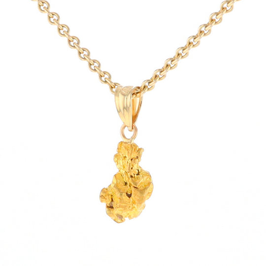 Natural Gold Nugget Pendant