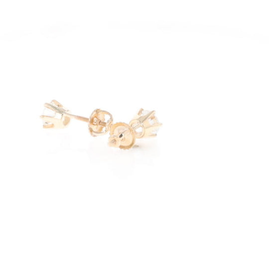 1.1ct 6-Prong Round Diamond Solitaire Studs