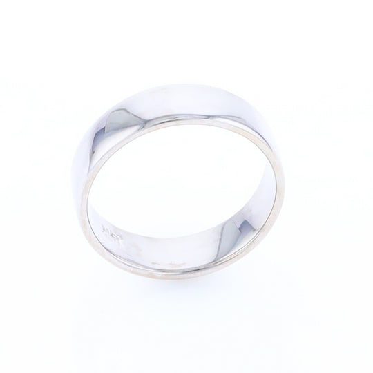 White Gold Wedding Band