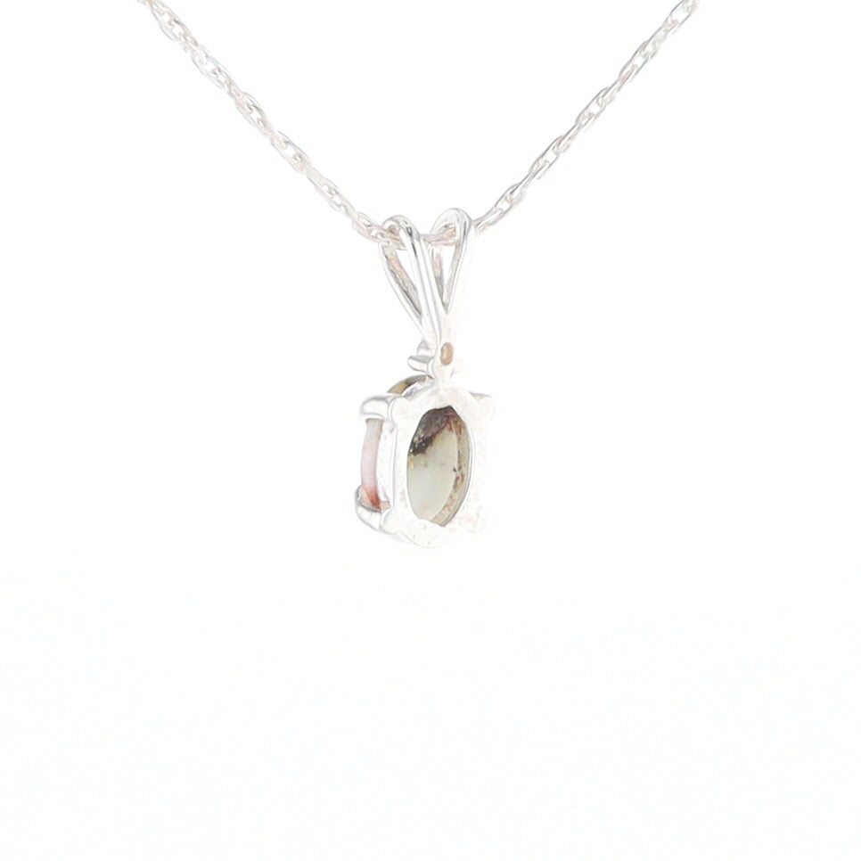 Gold Quartz Cabochon Necklace