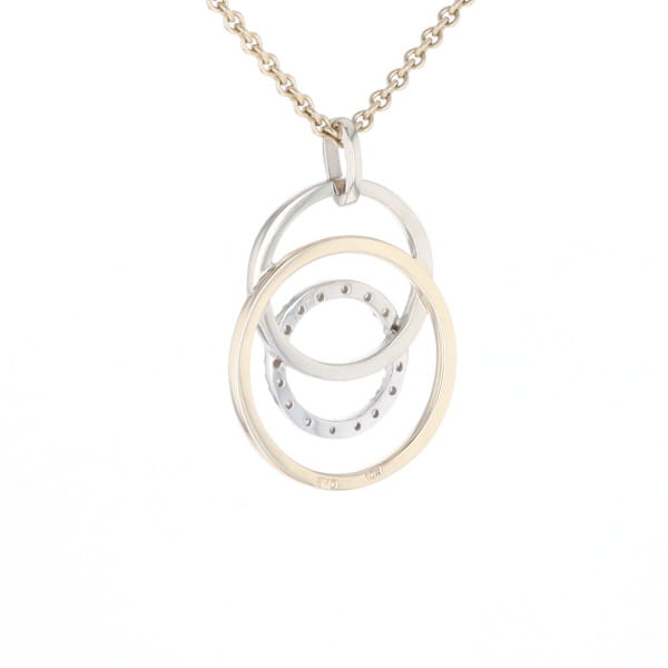 Two-Tone Interlocking Pendant