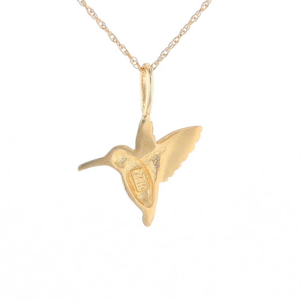 Gold Hummingbird Charm