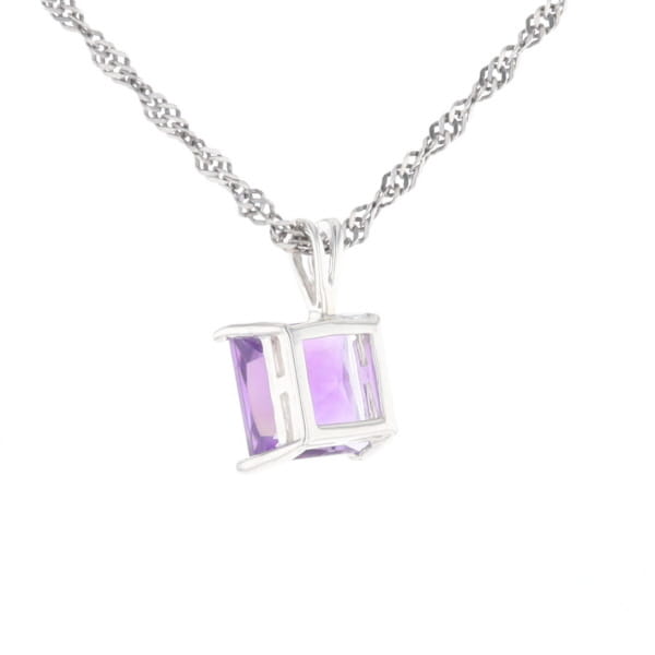 Amethyst Solitaire Pendant