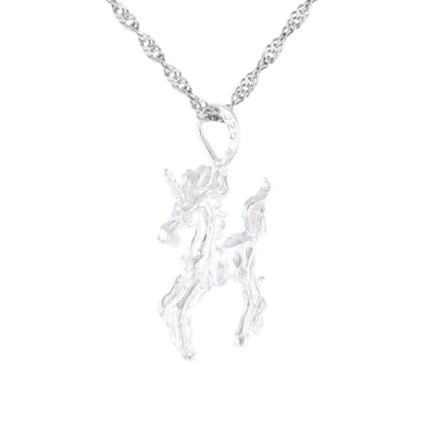 Silver Unicorn Pendant