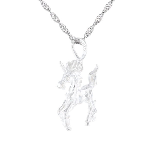 Silver Unicorn Pendant