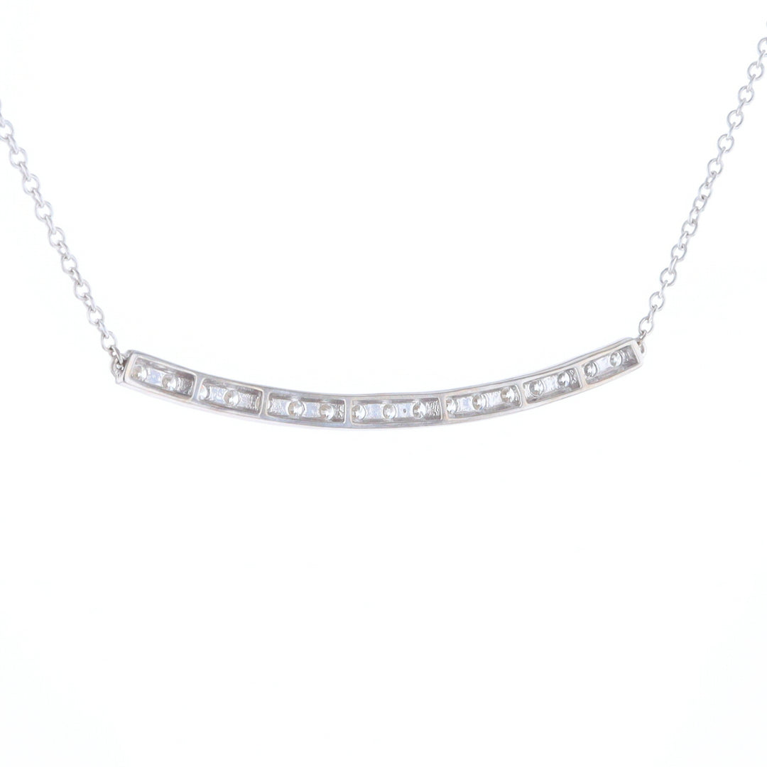 Diamond Bar Necklace