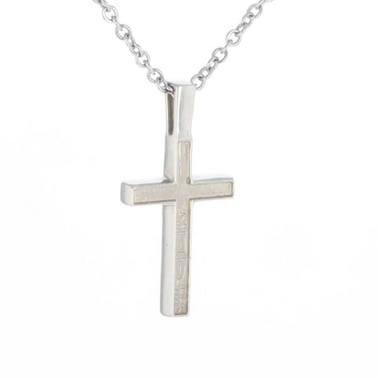 Sugilite 3 Section Inlaid Cross Pendant