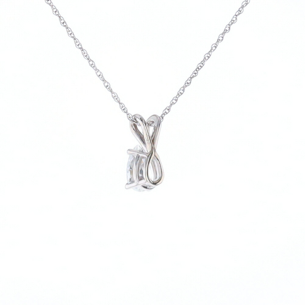 Pear Diamond Solitaire Pendant