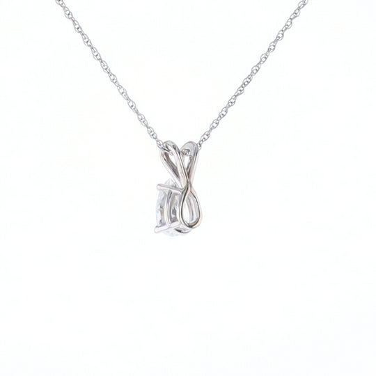 Pear Diamond Solitaire Pendant