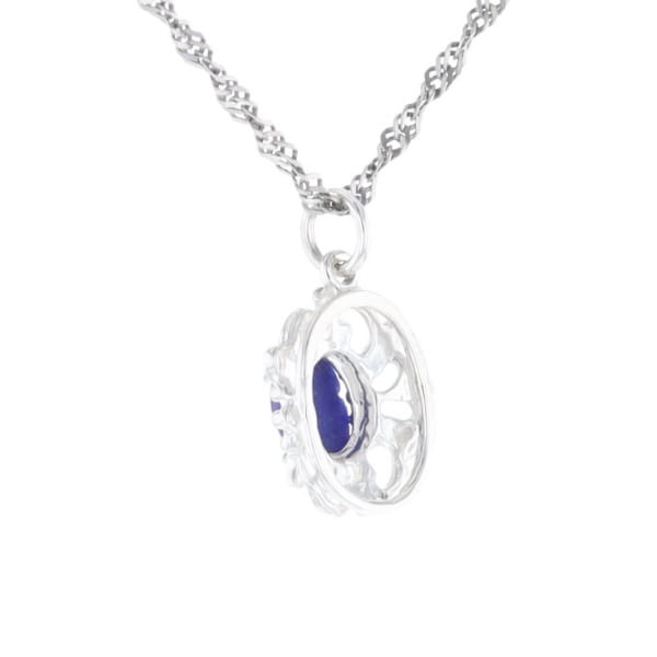 Silver Lapis Lazuli Pendant