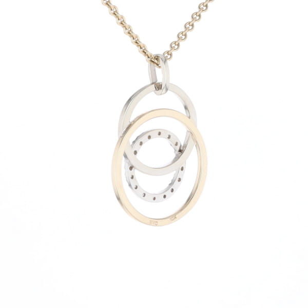 Two-Tone Interlocking Pendant