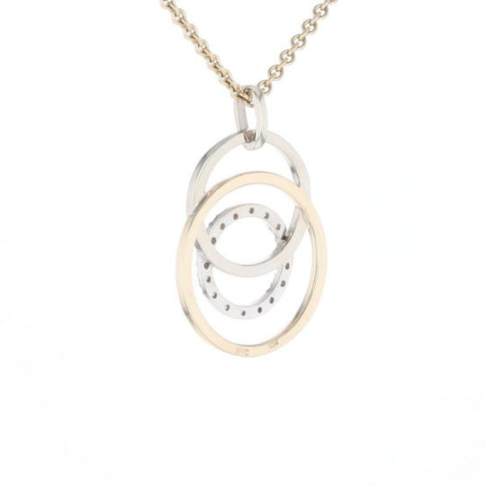 Two-Tone Interlocking Pendant