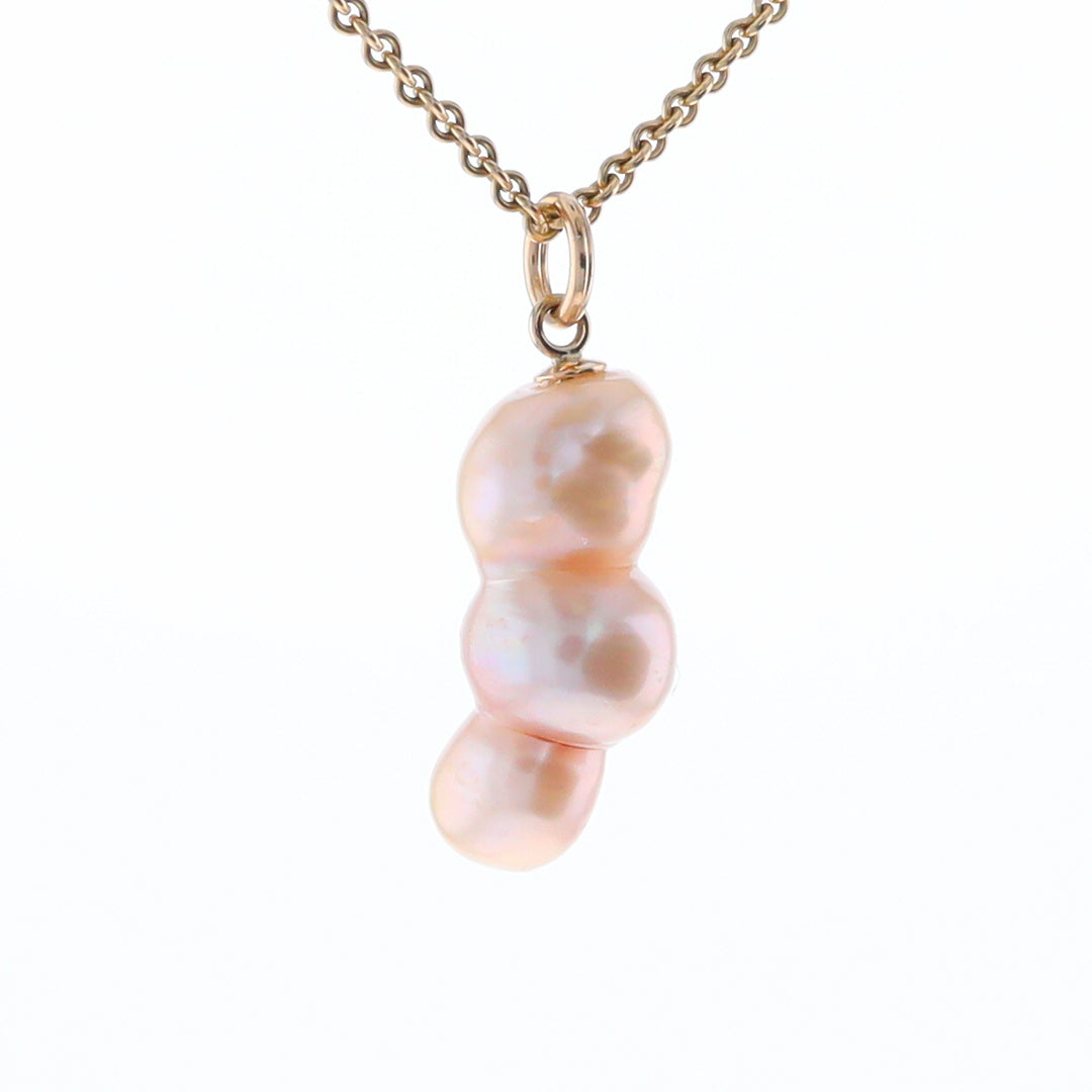 Baroque Triple Pearl Pendant