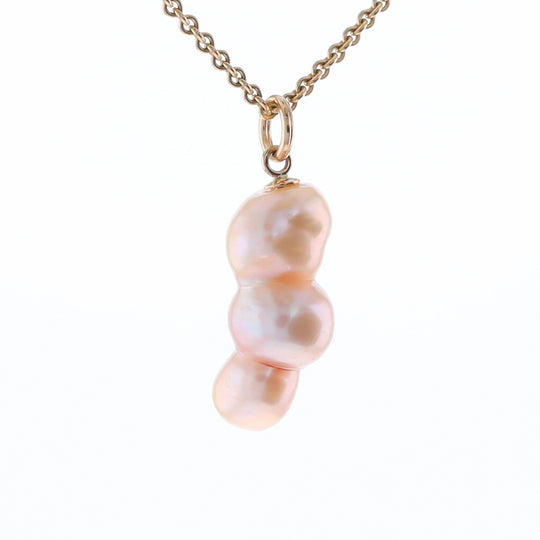 Baroque Triple Pearl Pendant