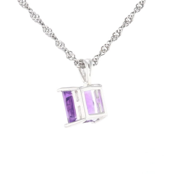 Amethyst Solitaire Pendant