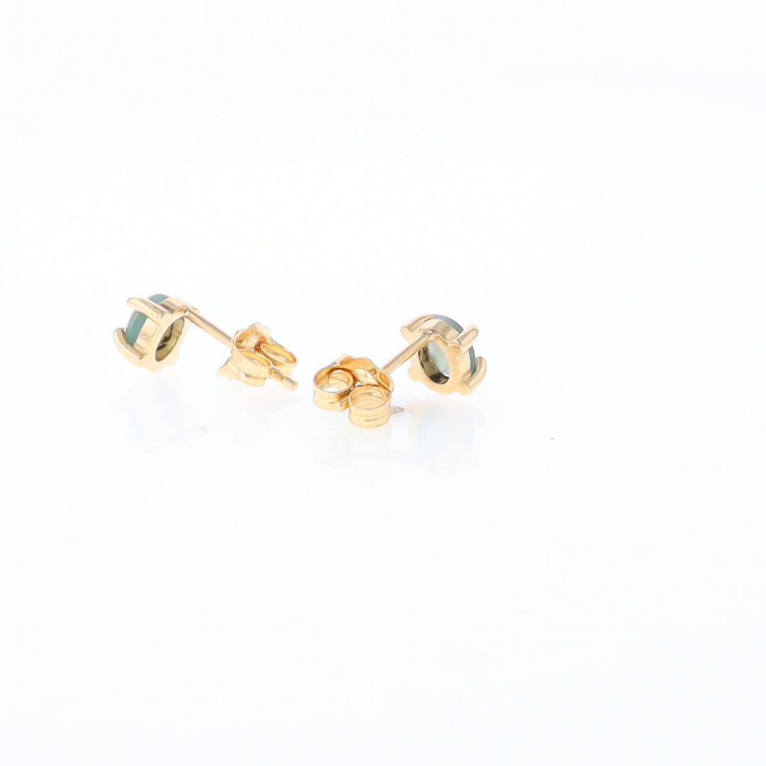 Cat's Eye Alexandrite Studs