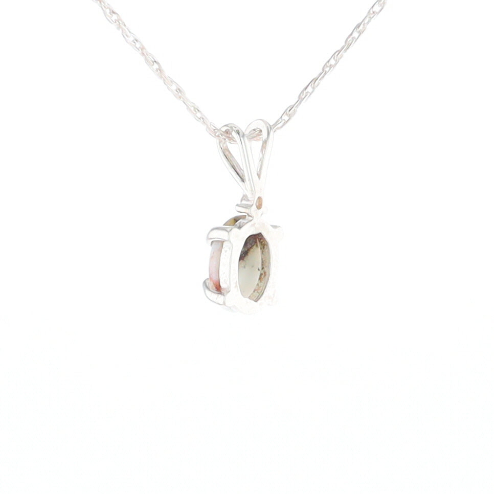 Gold Quartz Cabochon Necklace