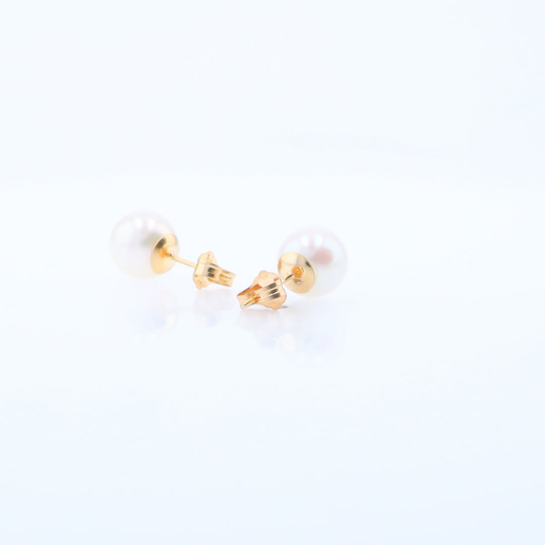 Pearl Stud Earrings